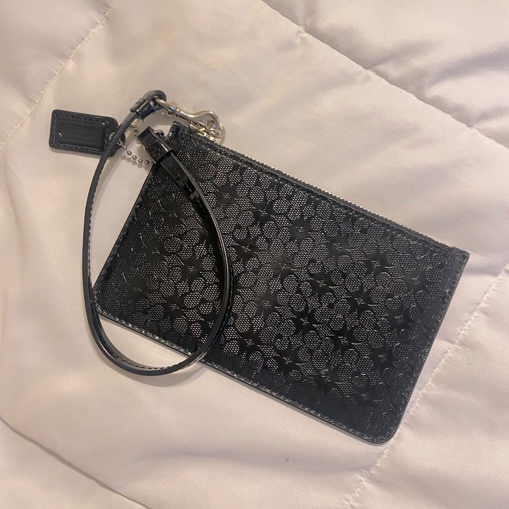 COACH Women’s Black Clutch/Wristlet